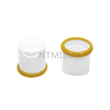 New Design Wholesale 24 410 White and Yellow Plastic Press Screw Disc Top for Bottles