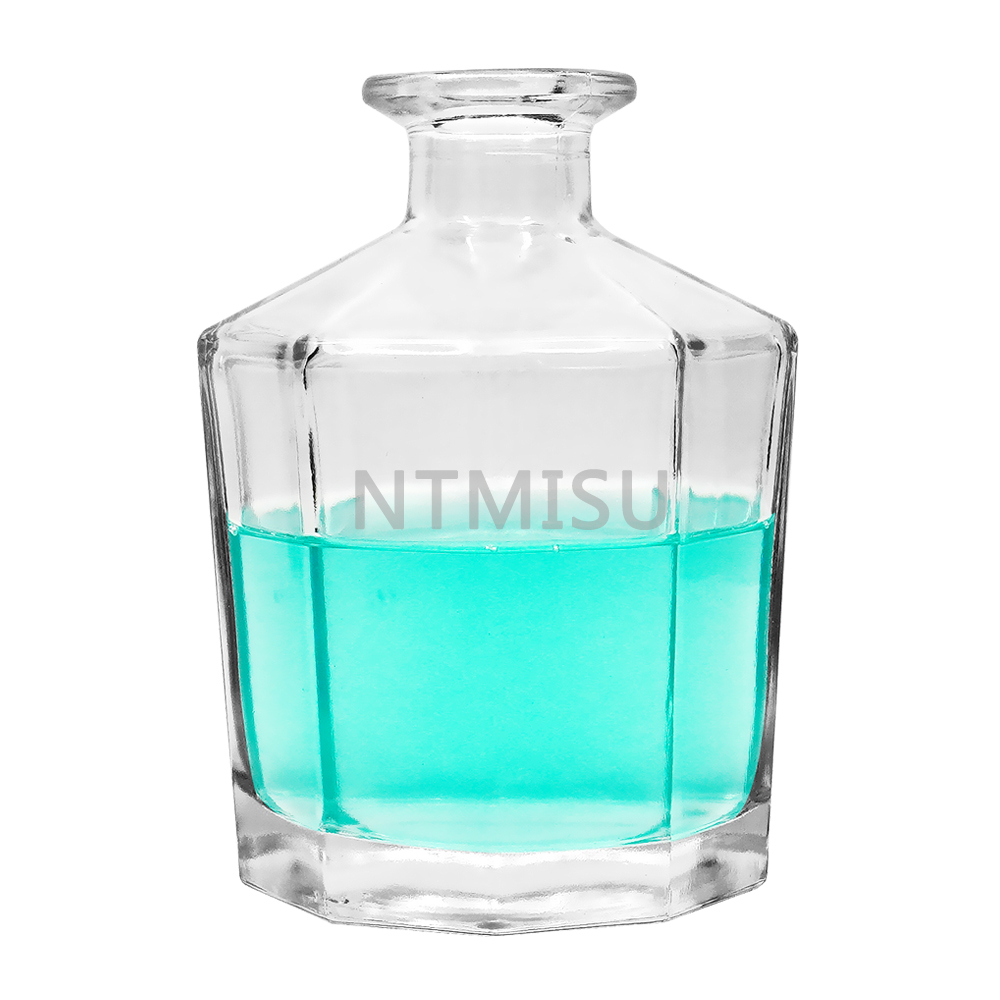 Irregular Shape Transparent 300ml Empty Perfume Glass Bottle