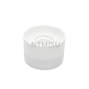 Hot Sale Screw Down 24mm Plastic Bottle Cover White and Purple Press Cosmetic Disc Top Cap