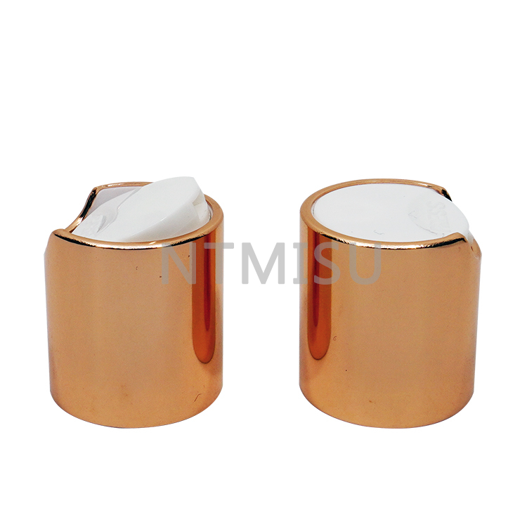 Aluminum Rose Gold Dispensing Disc Top Cap 20mm