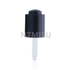 Professional Manufacture 18 410 Matte Black Press Dropper For Essential Oil Bottle
