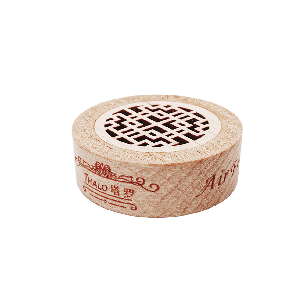 Aromatherapy Bamboo Boxes Round Lettering Wooden Box