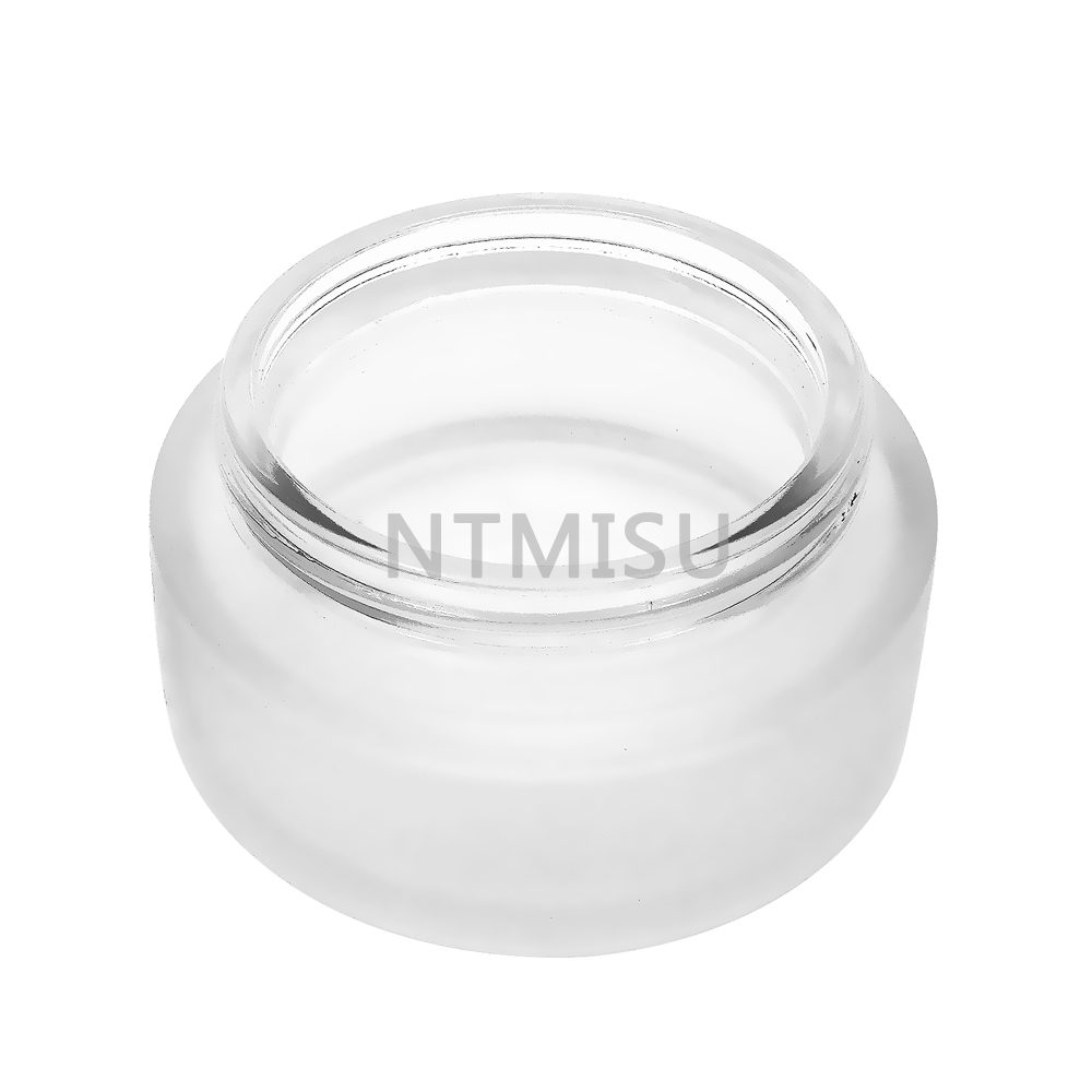 100ml Clear Glass Cream Jar