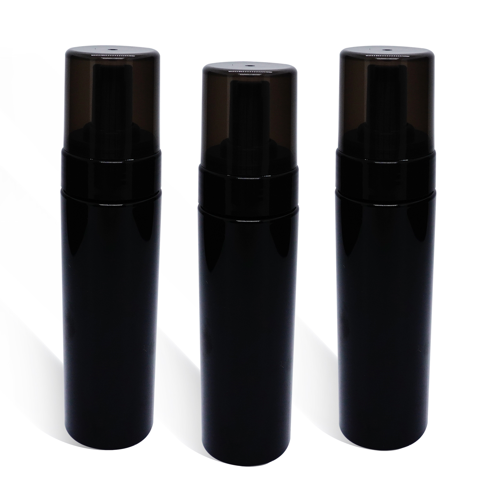 200ml black foam bottle