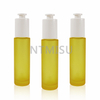 30ml Yellow Frosted Glass Bottle With White Locked Press Dropper