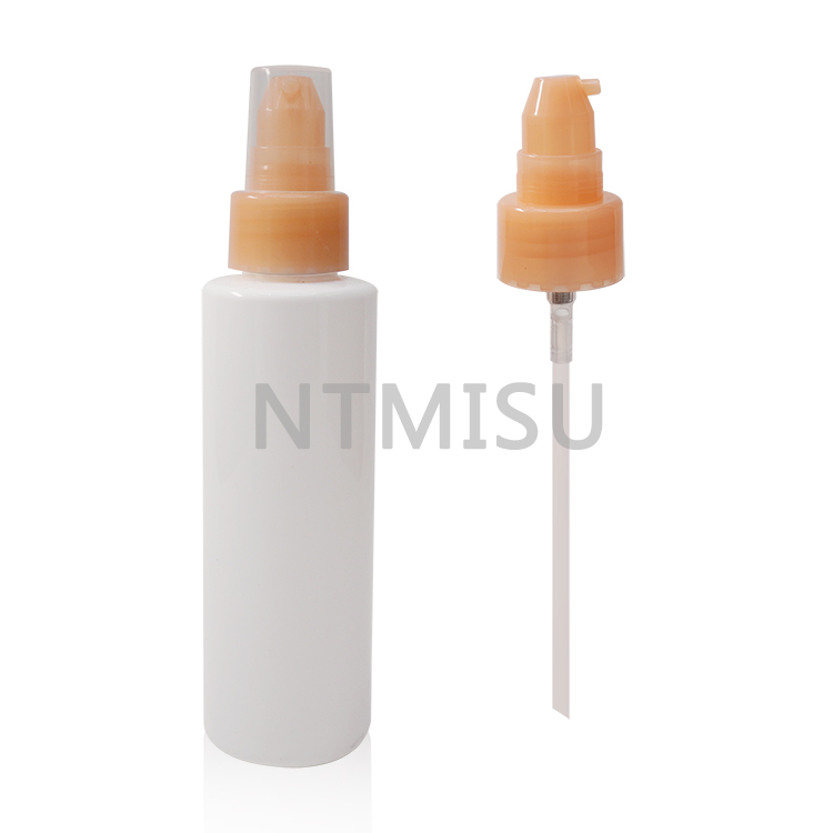 Pink Plastic Cosmetic Treatment Pump 24mm