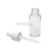 30ml Clear Plastic Cylinder Bottle with Dropper