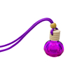 15ml Hanging Car Purple Glass Perfume Bottle with Wooden Cap