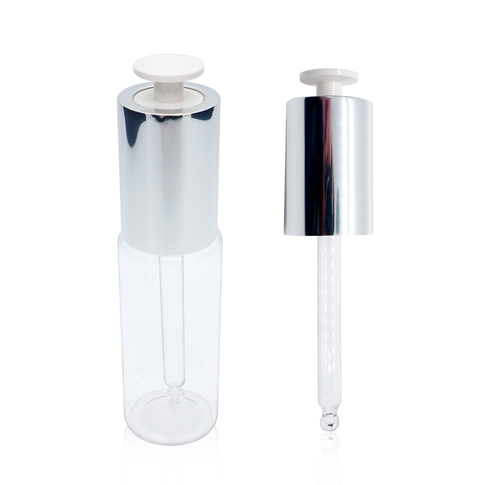 T shaped push button pipette dropper for Serum