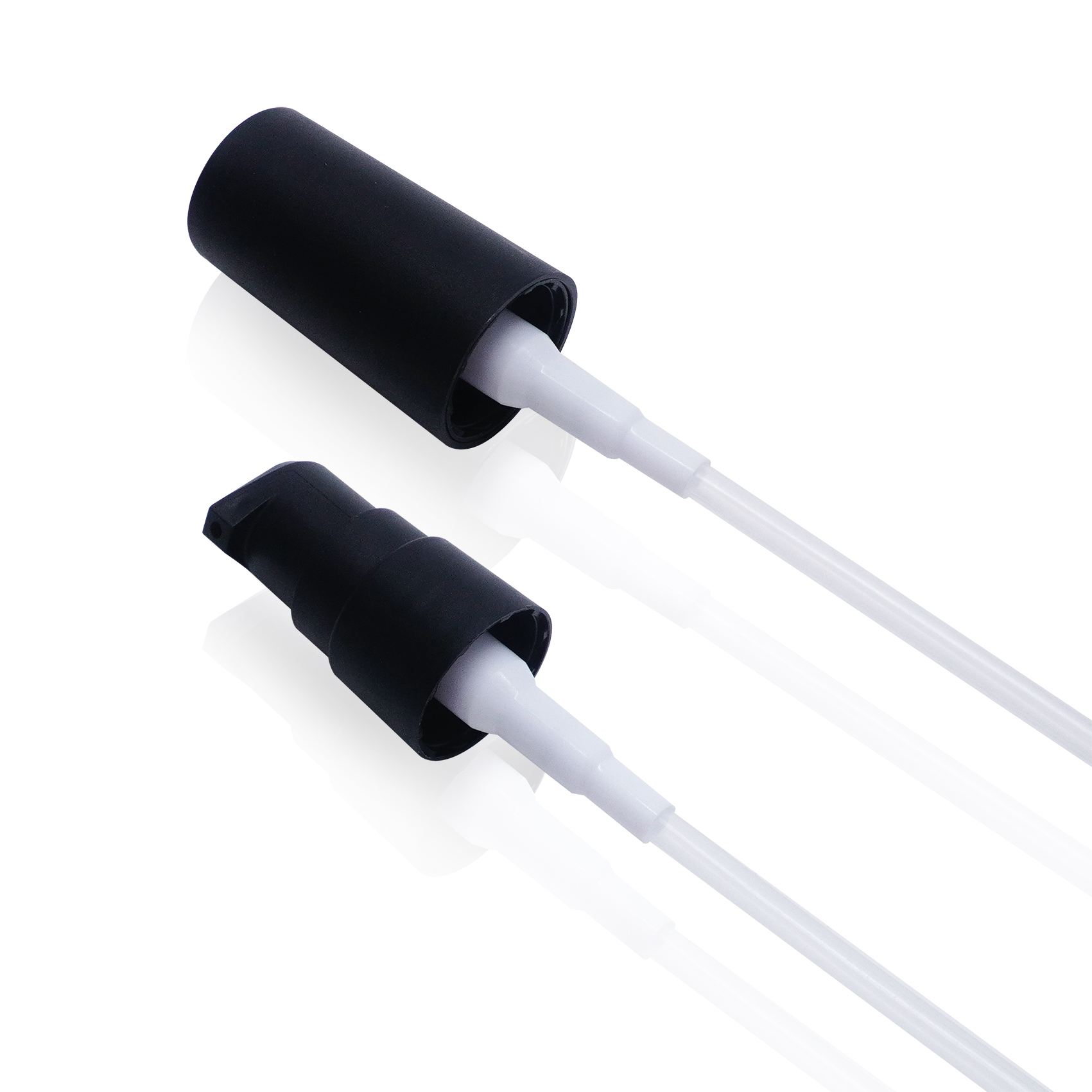 18 410 Matte Black Plastic Cream Pump