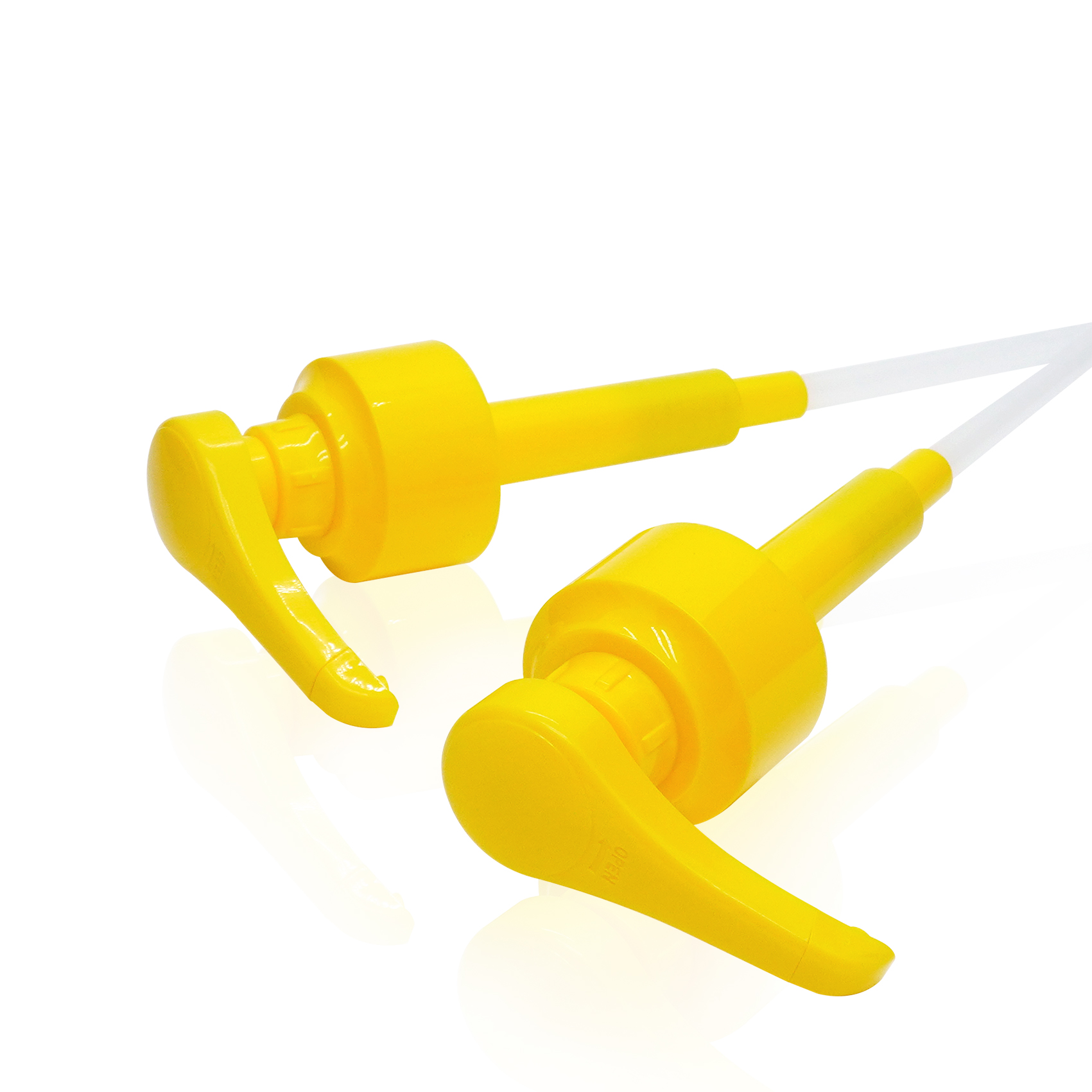 Yellow Universal Snap-on Syrup Pump