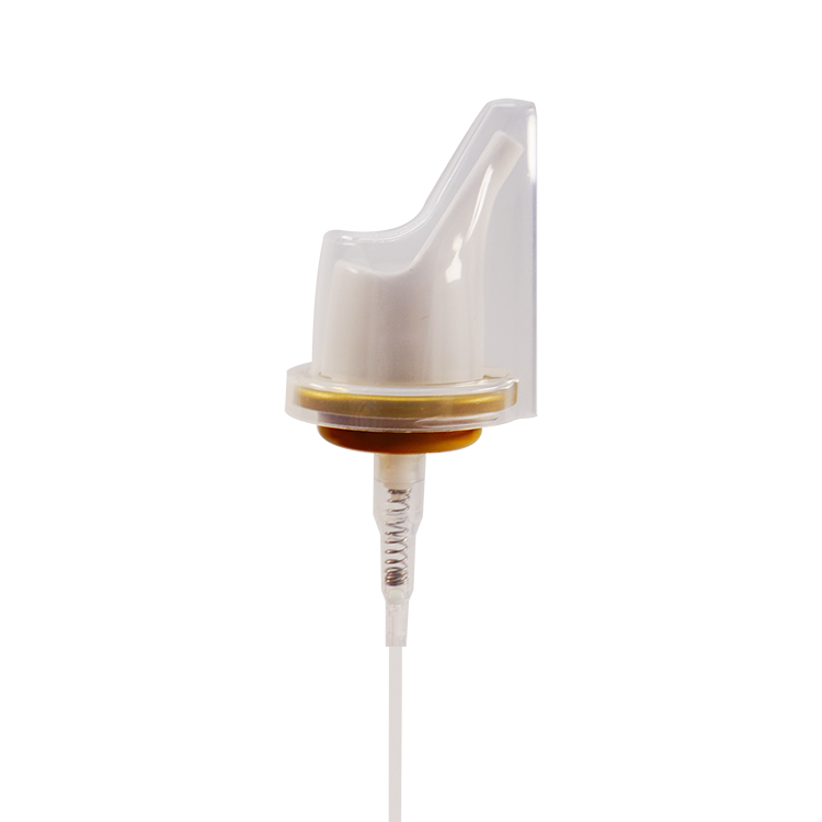 New Type Nasal Sprayer with Transparent Cover Aluminum Screw Closure