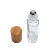 15ml Glass Roll on Ball Bottle with Bamboo Cover