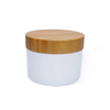 200ml Plastic Cream Jar with Bamboo Lid