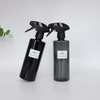 High Quality 500 ml 16.7 oz White Black PET Plastic Bottle Flat Shoulder Bottle for Home Cleaning