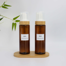 43mm Bamboo Foam Soap Pump Foaming Dispenser For Cosmetic Packaging