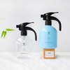 500ml Short Stout Round Shoulder PET Bottle With Black 28/410 Buckle Trigger Sprayer
