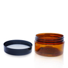 100g Amber plastic Jar with Black lid