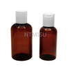 50ml 100ml Empty Amber Plastic PET Bottle for Cosmetic Packaging