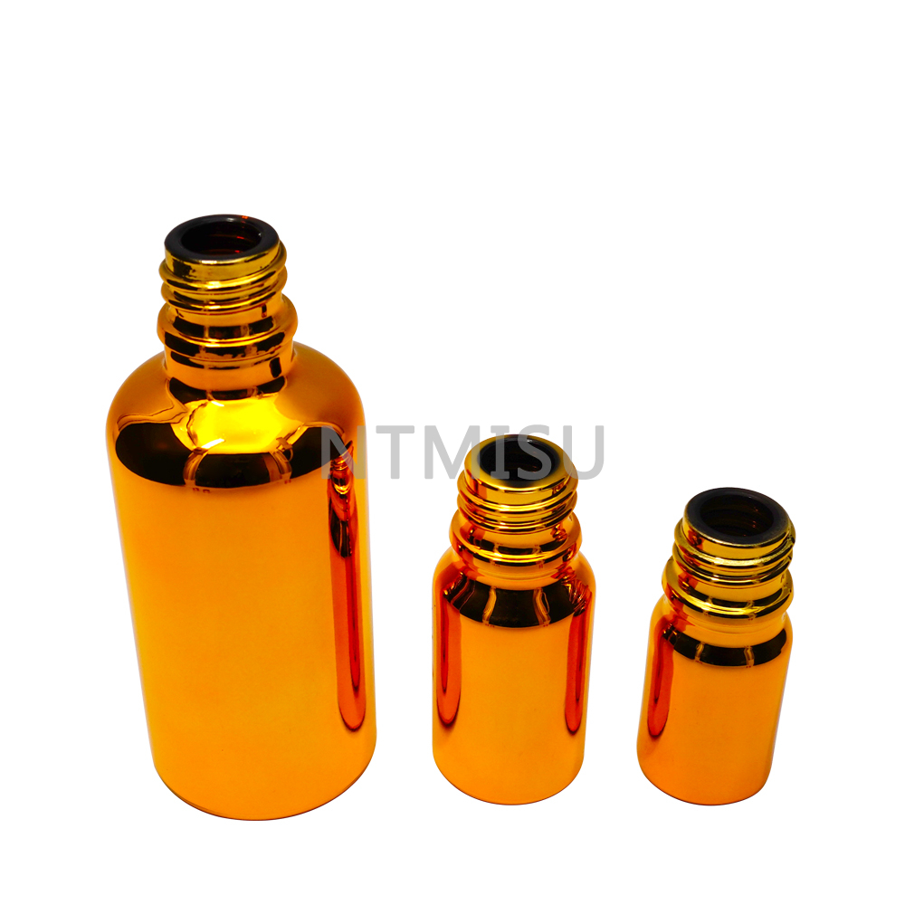 5ml 10ml 50ml Gold Glass Bottle for Essential Oil