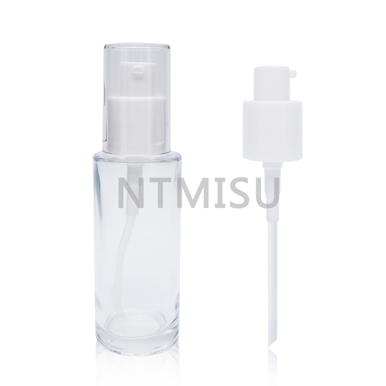 Plastic White Cream Pump Dispenser Treatment Pump Cosmetics Package