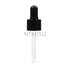 18 410 black plastic dropper with amber bottle