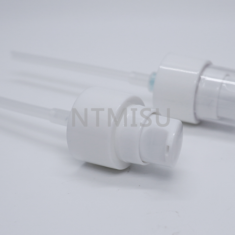white plastic 18 410 cream pump 20 410 treatment pump for Cosmetic Packaging
