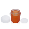 3.3oz amber Frosted cosmetic empty jar