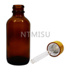High Quality 60ml Frosted Amber Bottle with Shampoo Dropper