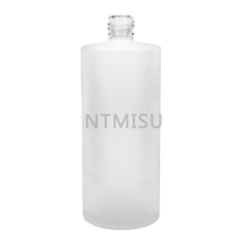 High Quality Round Transparent Clear 230ml Empty Frosted Perfume Glass Bottle