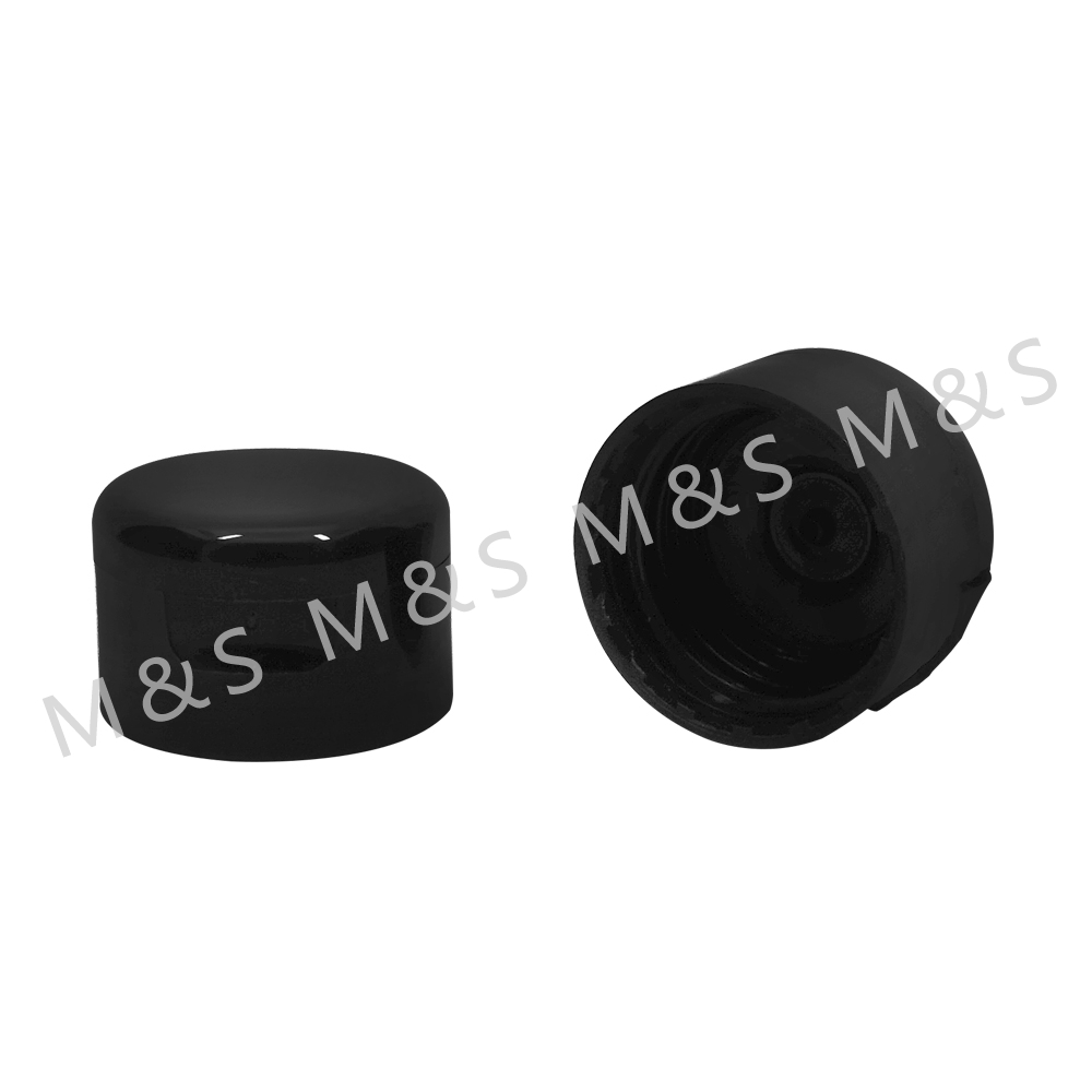 25mm Black Regular Butterfly Flip Top Cap