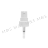 22 400 White Ribbed Treatment Pump for Cosmetic Bottle