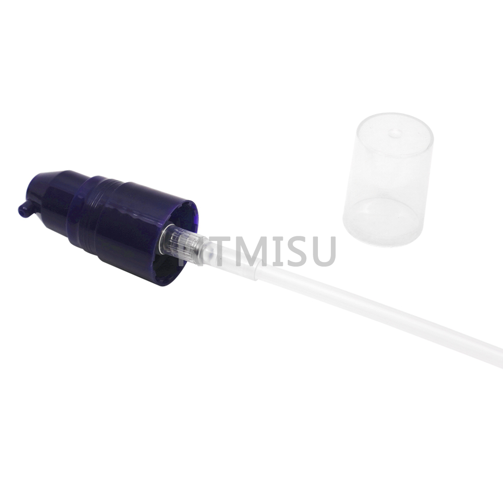 18 410 Blue Serum Pump with Smooth Surface for Bottle