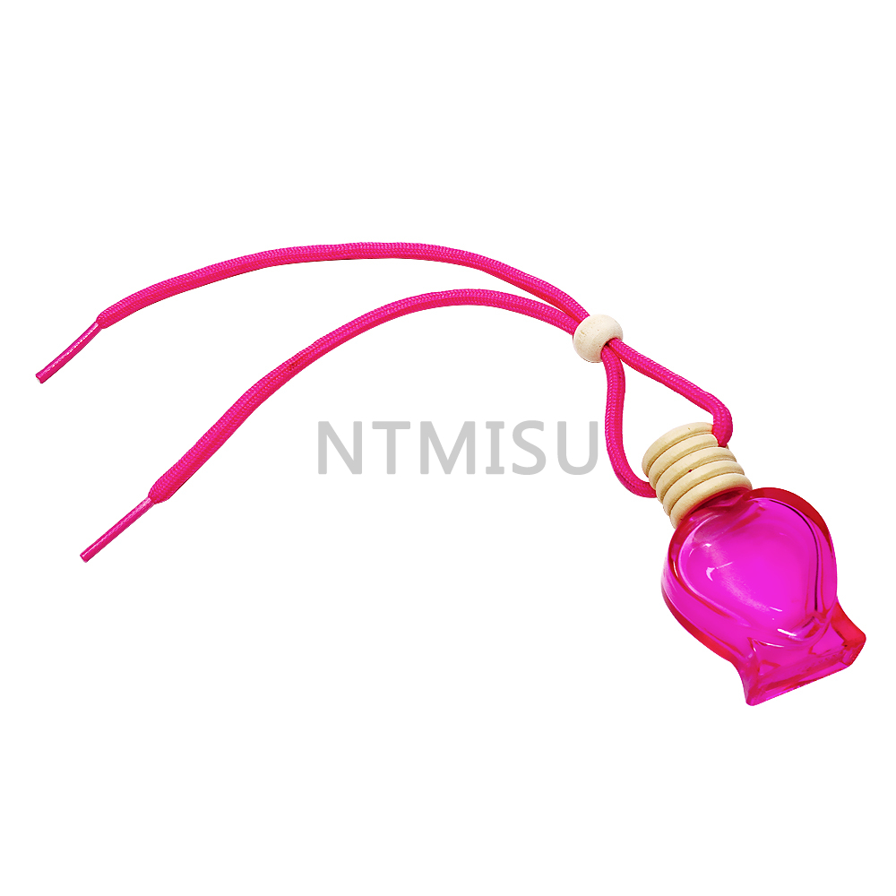 10ml Empty Rose Red Perfume Glass Bottle And Wood Cover