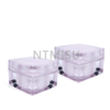 Acrylic Pink Plastic Jar Square Wholesale