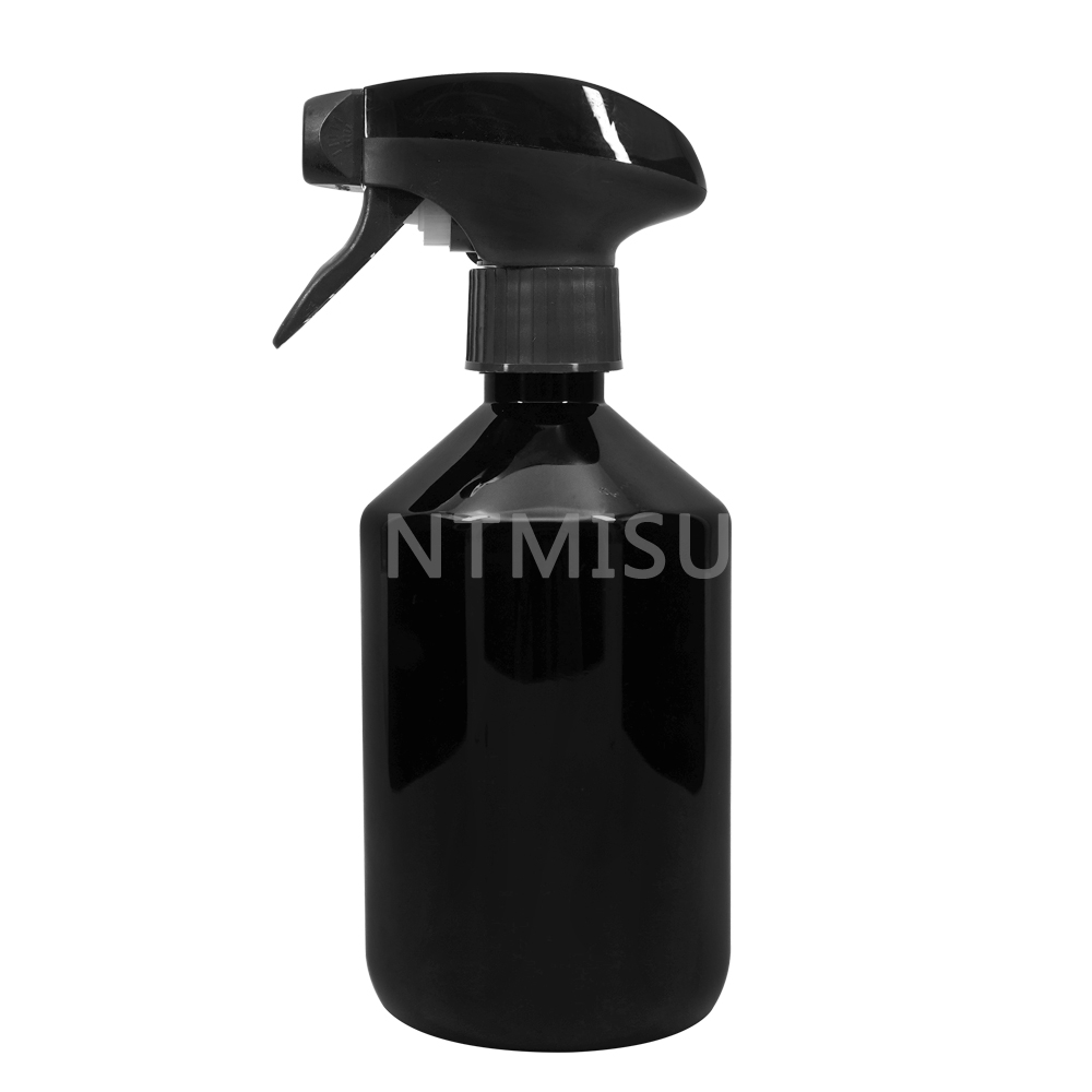 500ml Black Squat Plastic Bottle With Trigger Sprayer