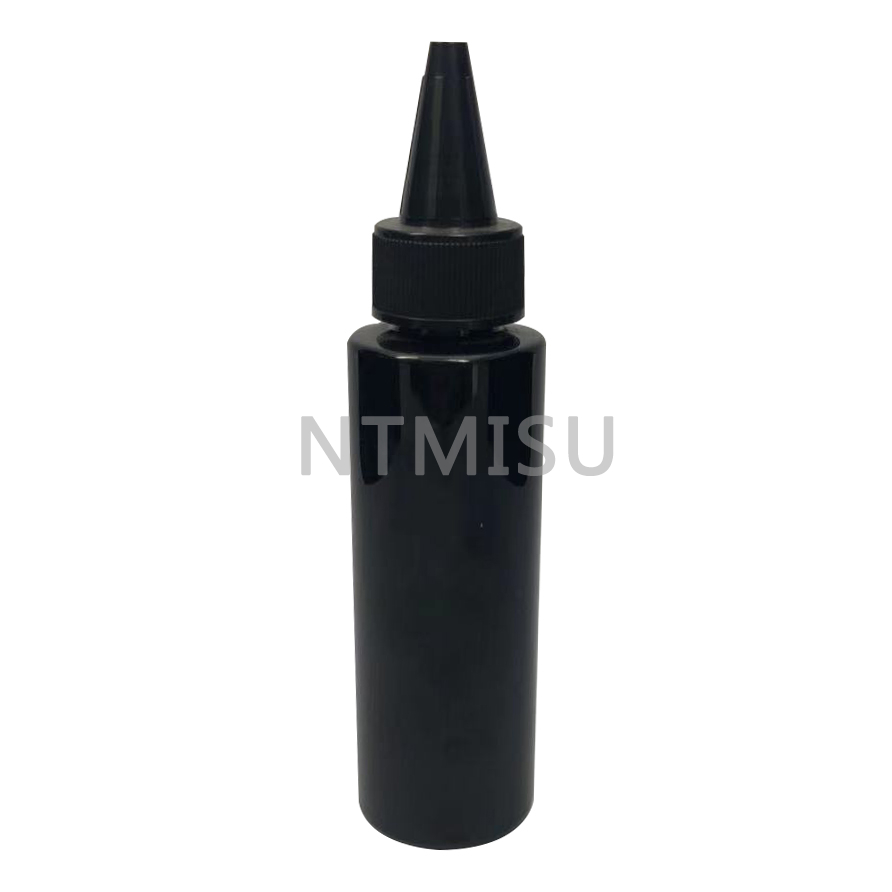 Empty 150ml Black Bottle with Cap