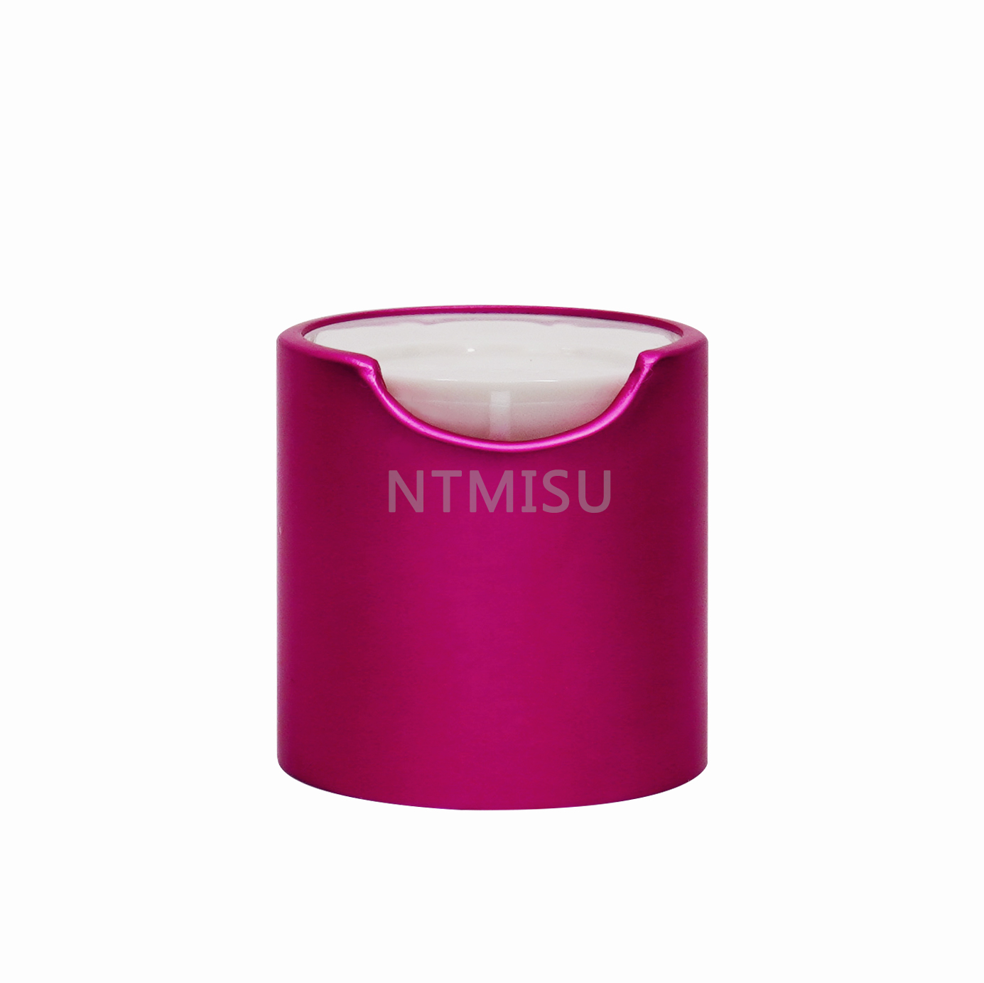 24 410 Rose Red Aluminum Disc Top Cap Screw Bottle Cap