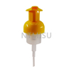 40mm Yellow Foam Pump Head Thread Emulsion Pump PP Plastic Nozzle