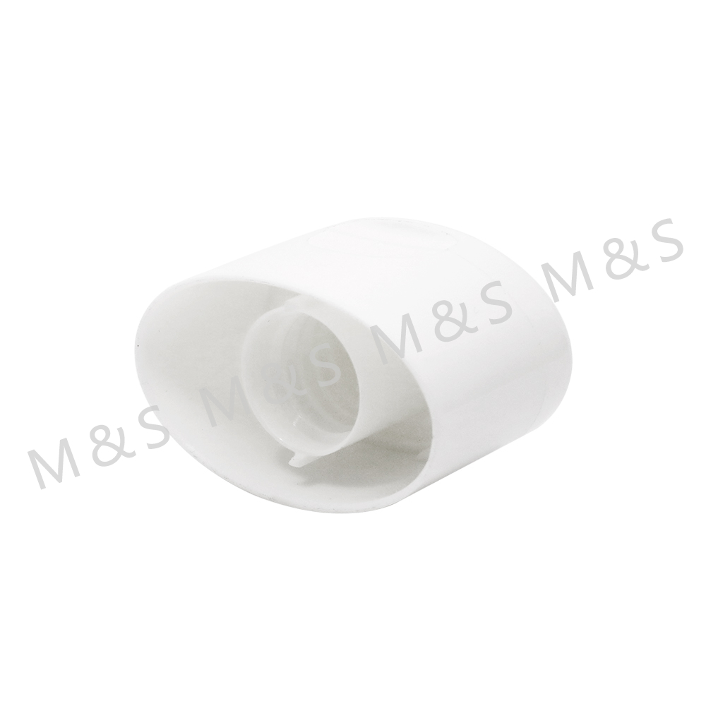 14mm White Plastic Double Wall Flip Top Cap for Bottle