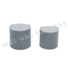  Grey Plastic Ribbed Round Screw Disc Top Cap for Bottle