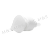 28 410 White Smooth Plastic Dispenser Lotion Pump for Cosmetic Packing