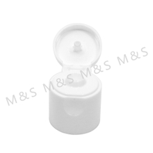 18mm Factory White Flip Top Cap with Screw Closure
