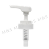 38 400 White Ribbed Plastic Lotion Pump with Left And Right Lock