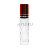 7ml Roller Ball Glass Bottle With Red Cap