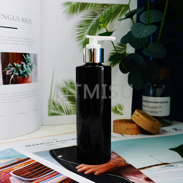 24 410 White And Transparent Shiny Aluminum Lotion Pump for Hand Washing