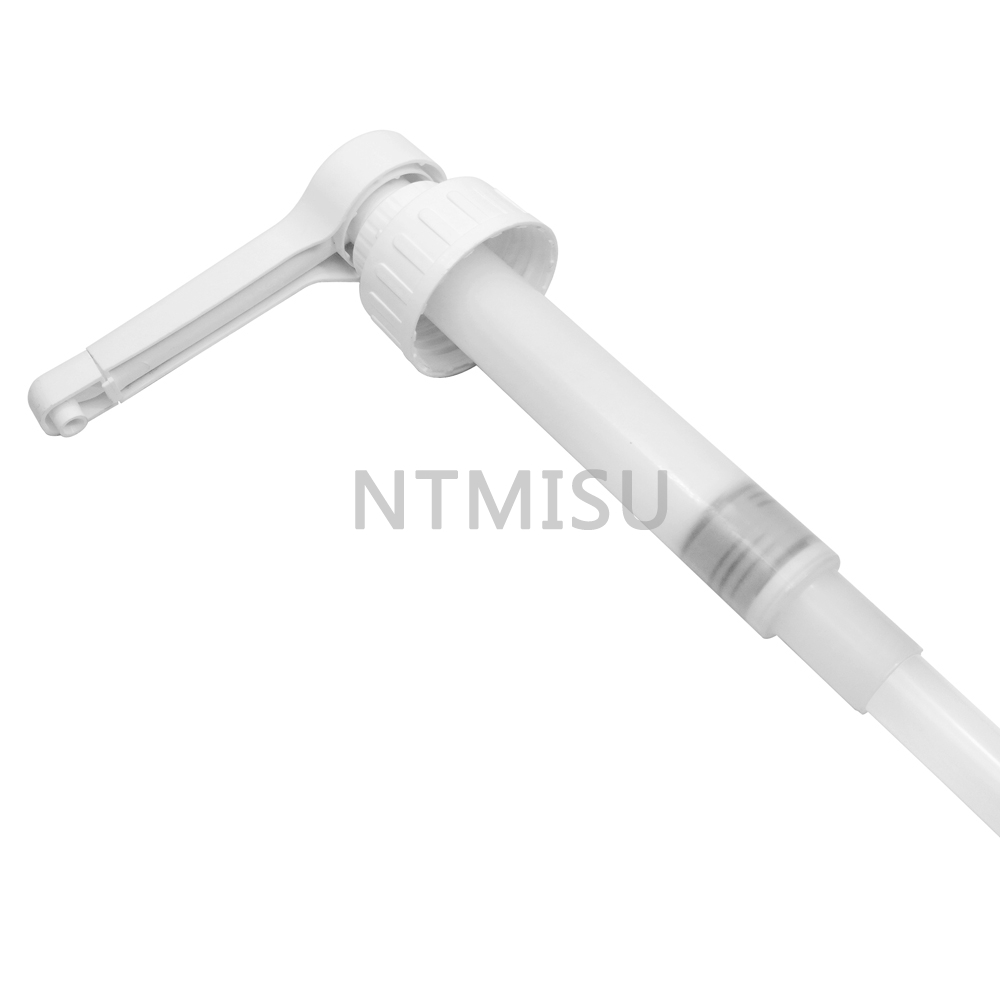 45 410 White Food Dispenser Pump with 30CC Dosage for Jam