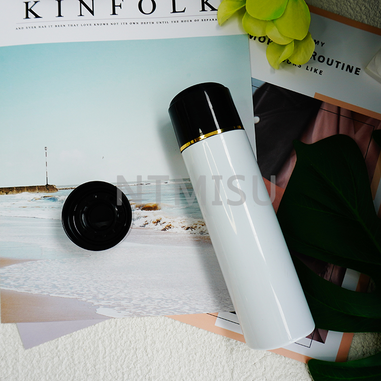 24mm Gold Line Black Double Disc Top Cap Plastic Screw Cap