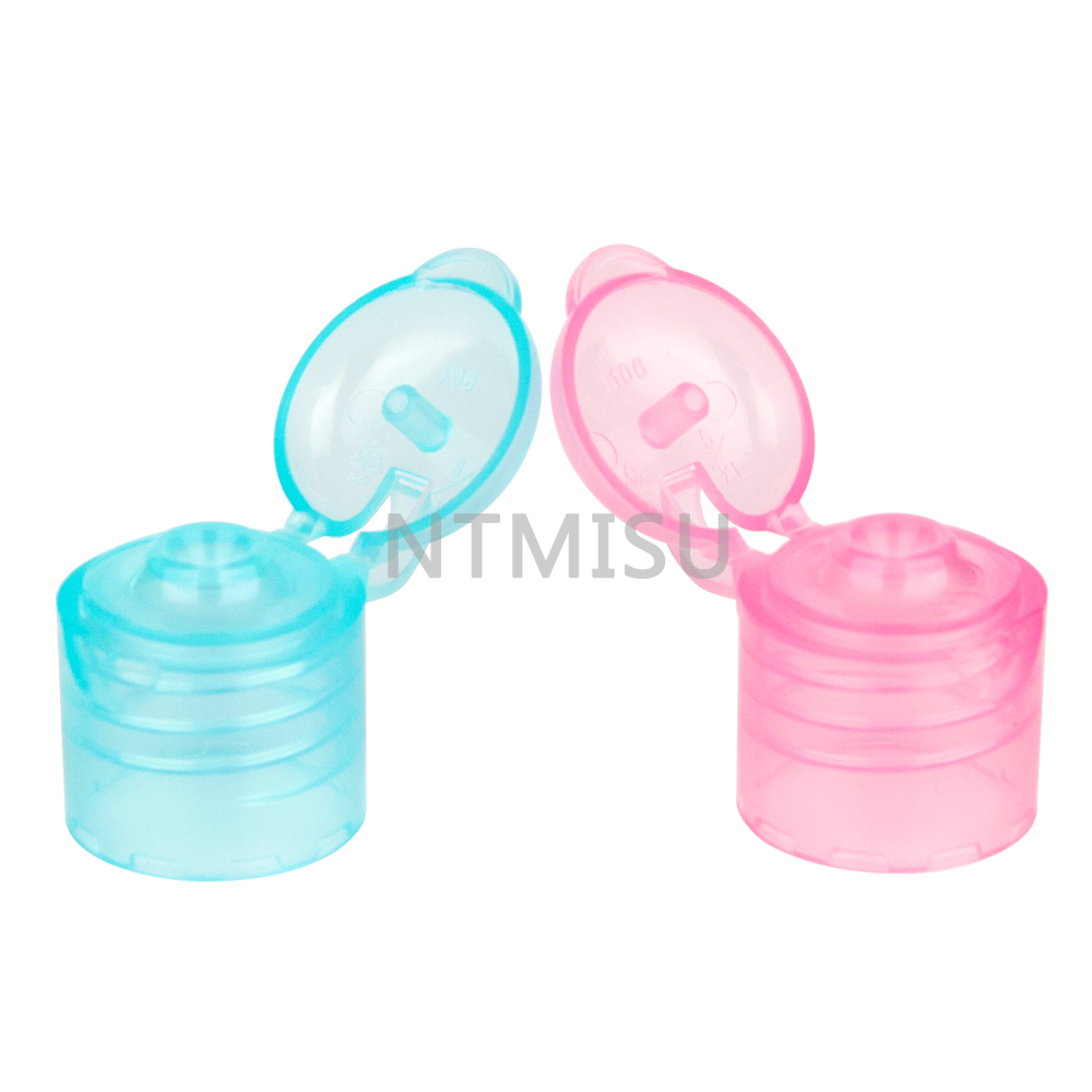 18 410 Plastic Smooth Screw Shampoo Flip Top Cap 