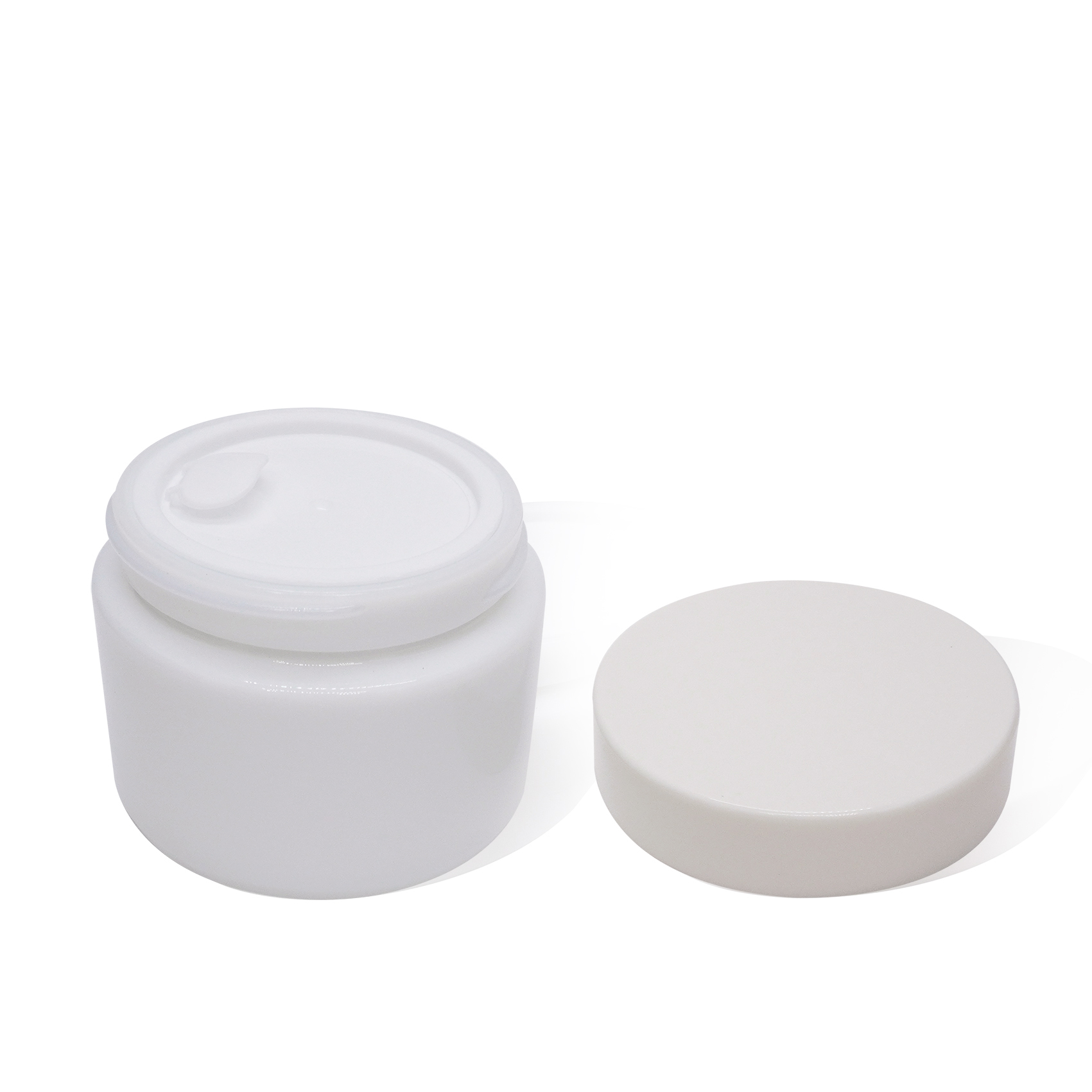 50g 100g White Porcelain Cosmetic Bottle Cream Bottle